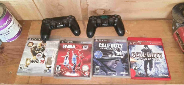 PS3 games and controller