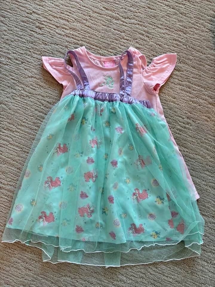 Mermaid dress for 2-4 year old girl