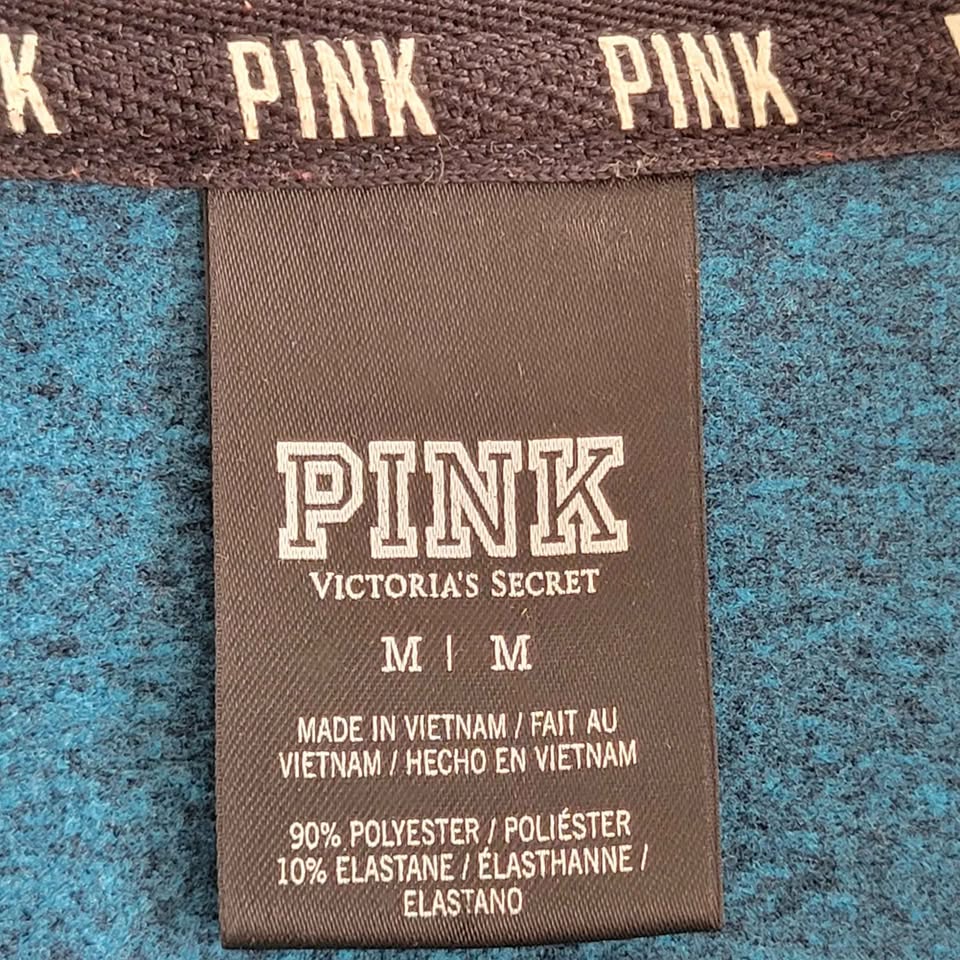 Victoria's Secret PINK Sweatshirt Womens Size M Teal Blue - photo 2