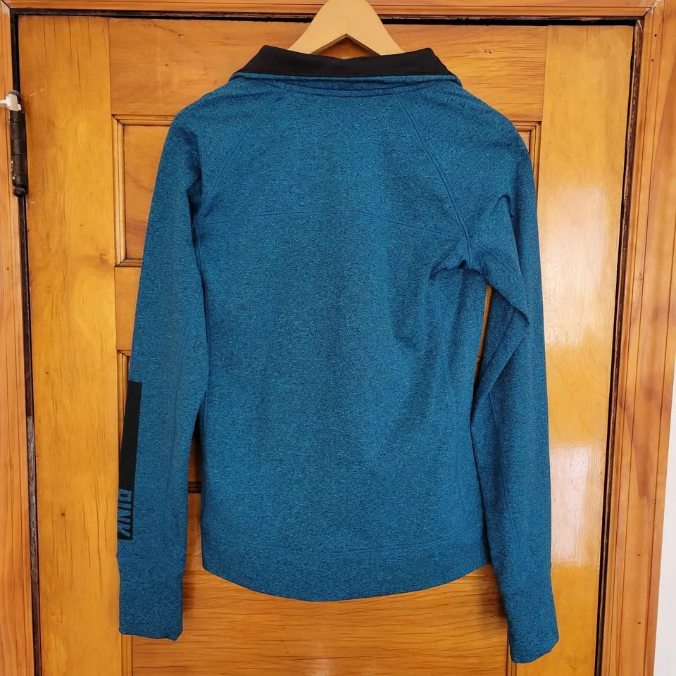 Victoria's Secret PINK Sweatshirt Womens Size M Teal Blue image indicator(4)