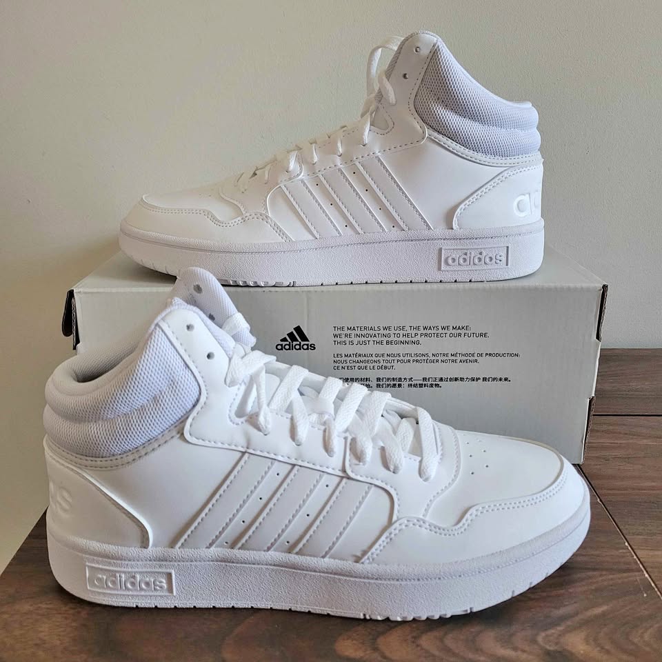 Adidas Hoops 3.0 Mid Classic Shoes Womens 9 / Mens 8