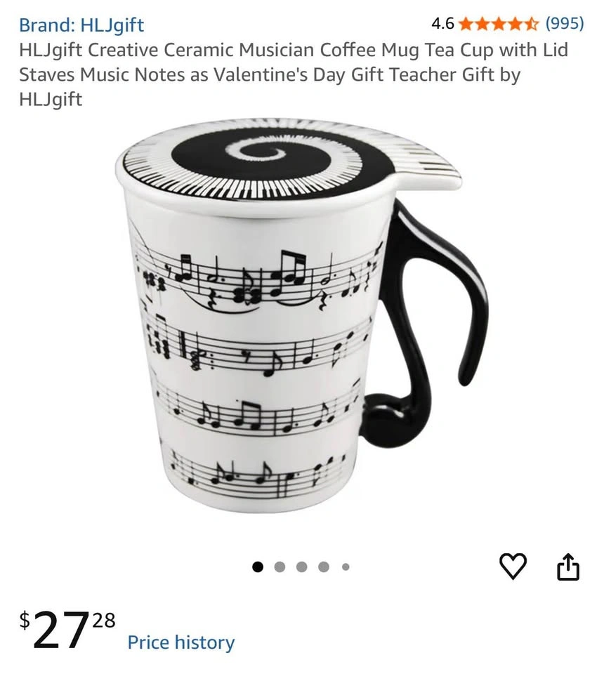 Musician Coffee Mug with Lid - photo 2