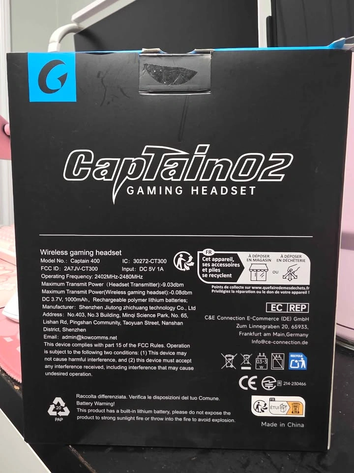 Captain 02 Wireless Gaming Headset - photo 3