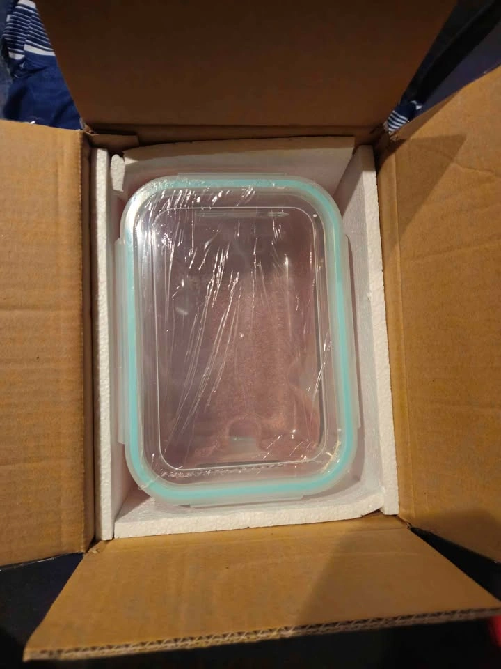 2 Packs Peaktent Glass Storage Containers with Lids - photo 2
