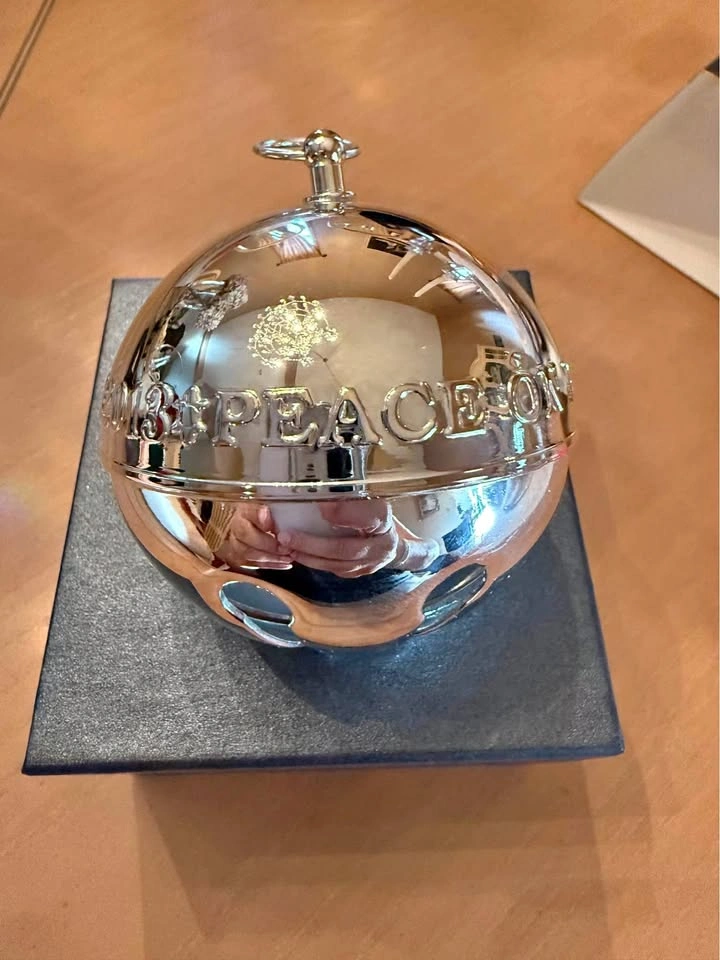 Wallace 2013 Silverplate Sleigh Bell Christmas Ornament In Box