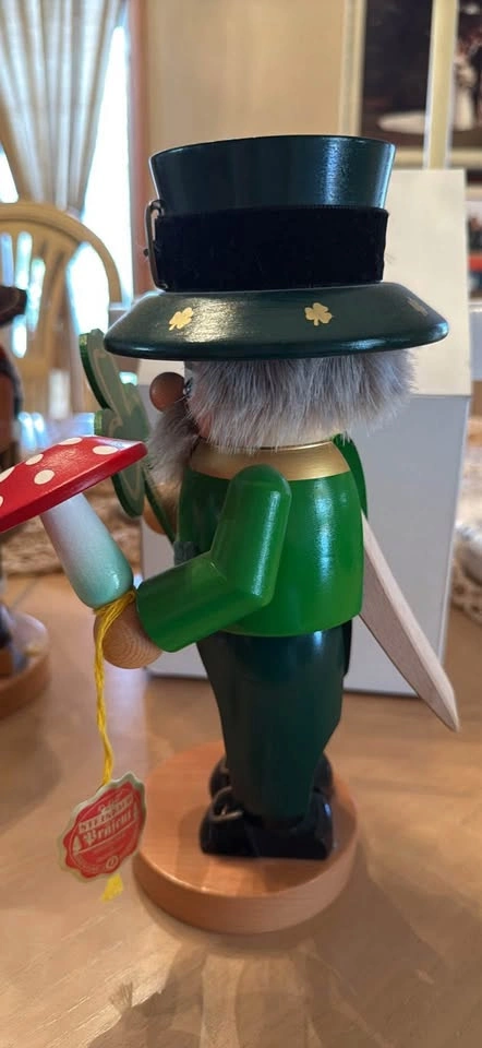 Steinbach Leprechaun Nutcracker 11” Original Volkskunst - photo 5