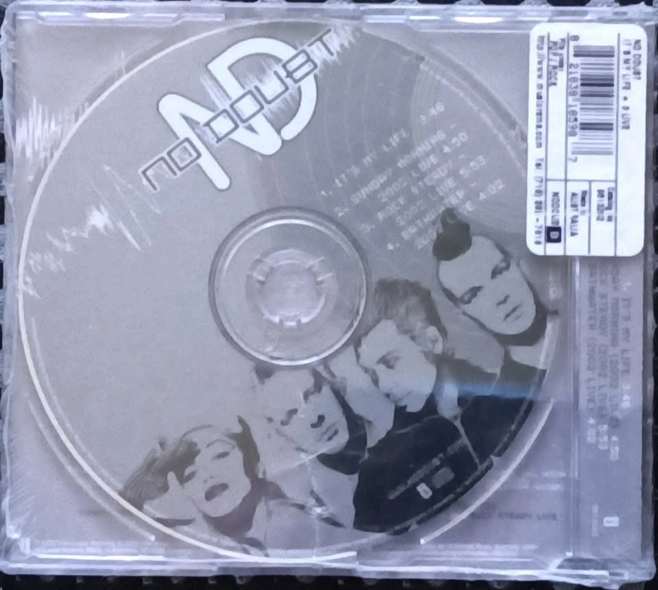 No Doubt - It's My Life CD Maxi-Single (4 tracks) Import- SEALED - photo 2