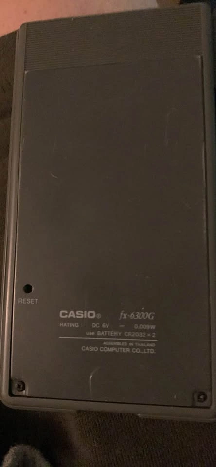 Vintage Casio fx-6300G Pocket Graphing Calculator (1991) - photo 2