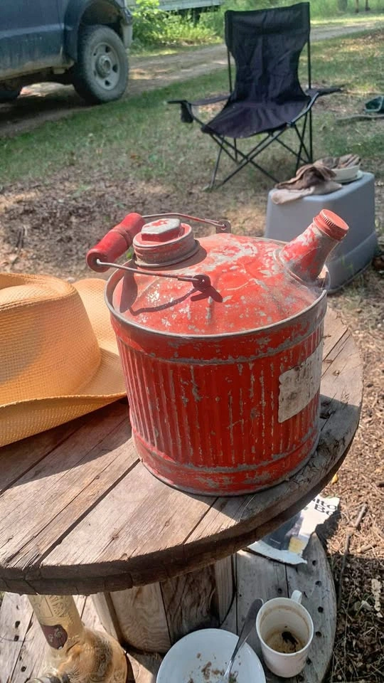 Antique Oil/gas can