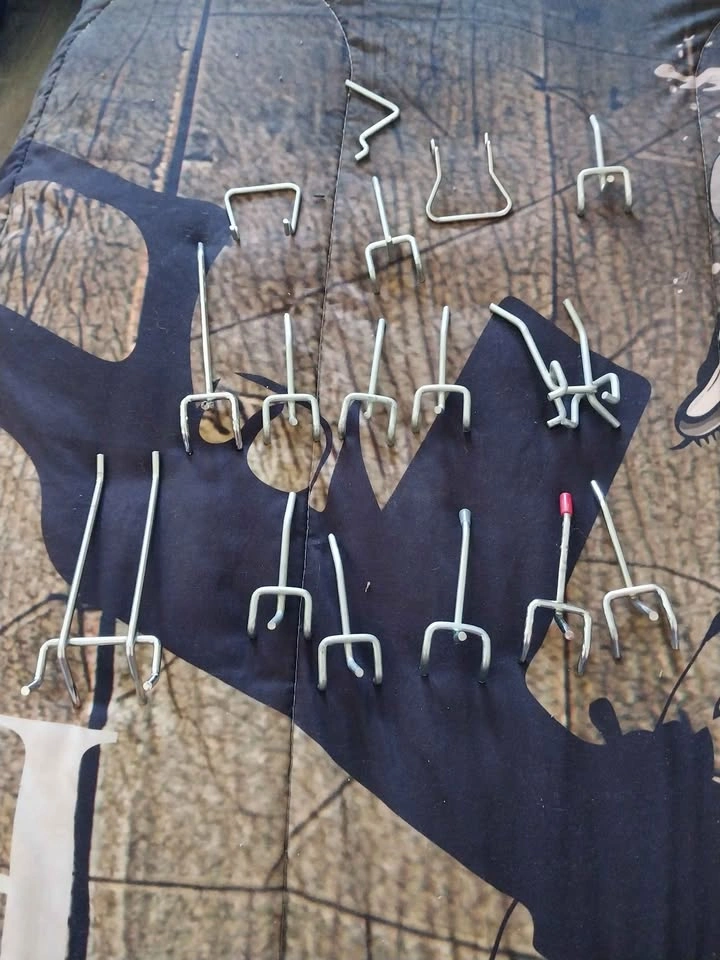 4 pegboards and several hooks - photo 2