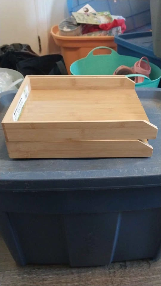 Two Office paper tray organizers - photo 2