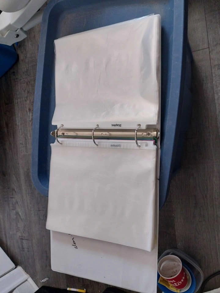 FREE Binders with sheet dividers and sheet protectors - photo 2