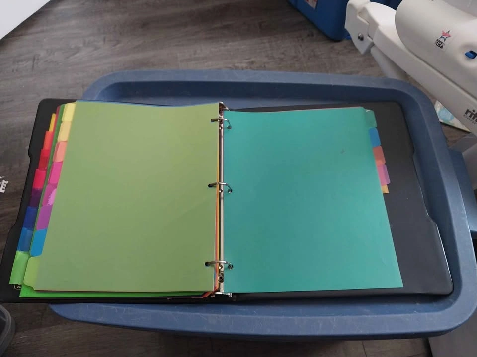 FREE Binders with sheet dividers and sheet protectors - photo 5