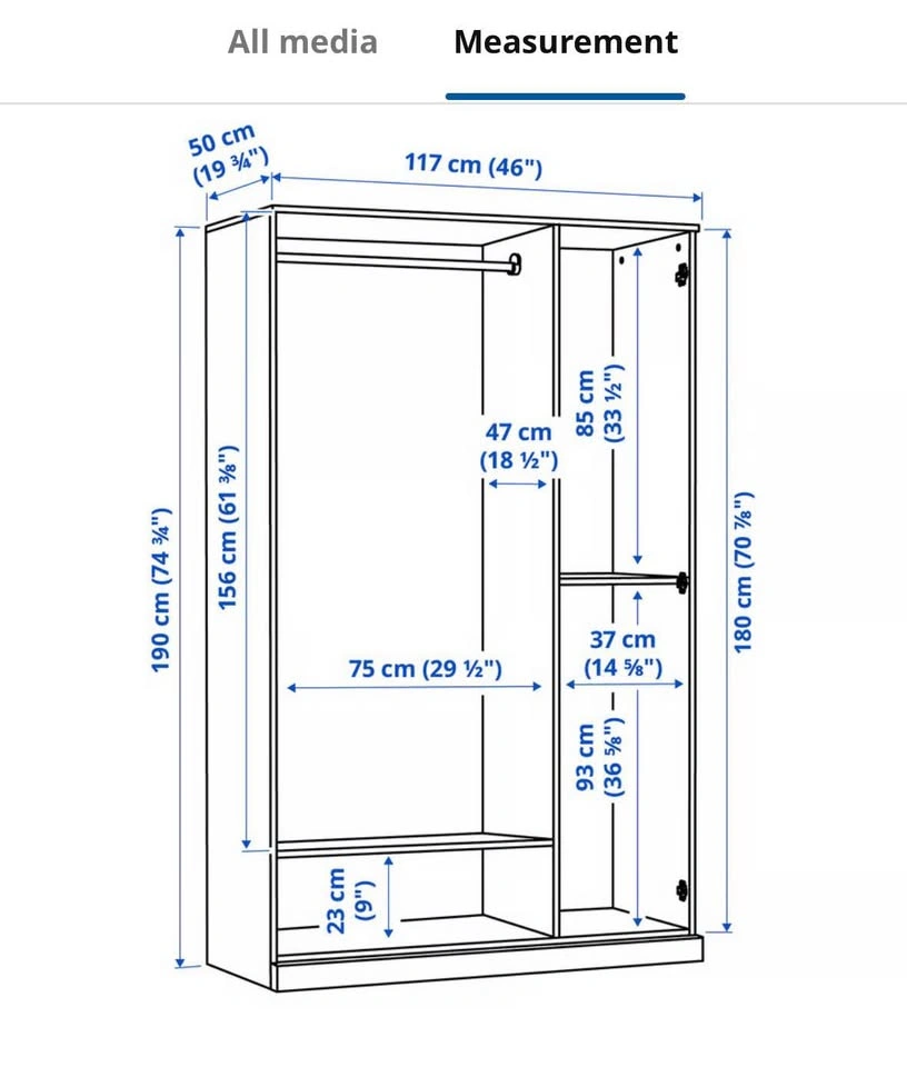 IKEA BRIMNES Wardrobe - photo 3