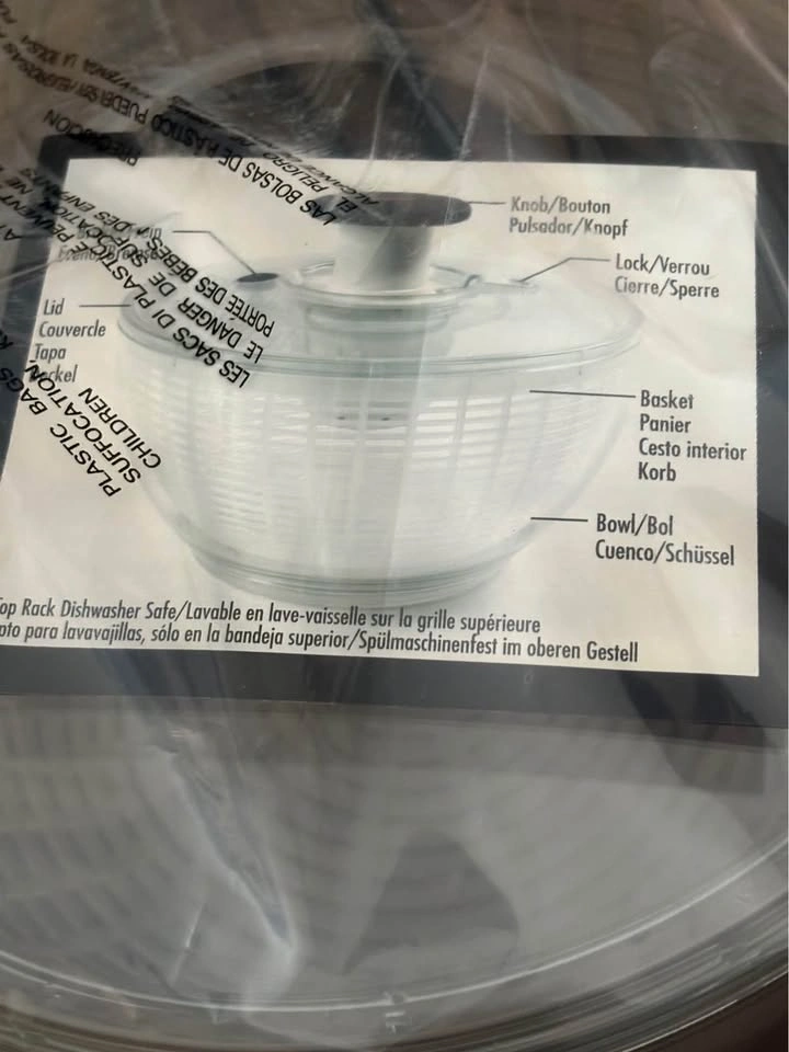 OXO Good Grips Salad Spinner New - photo 4