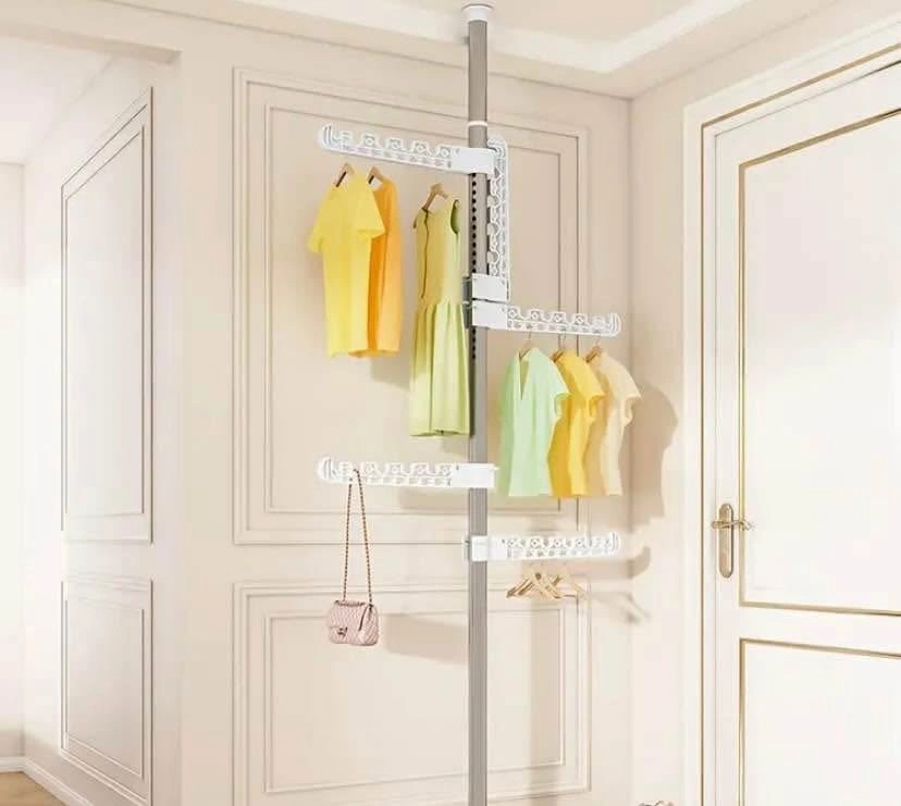 Adjustable Height Freestanding Clothes Drying Rack - photo 5