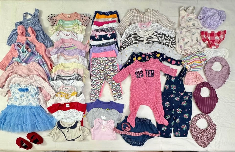 6m Girls - 53 pcs + 1 pair of shoes (#42) - photo 4