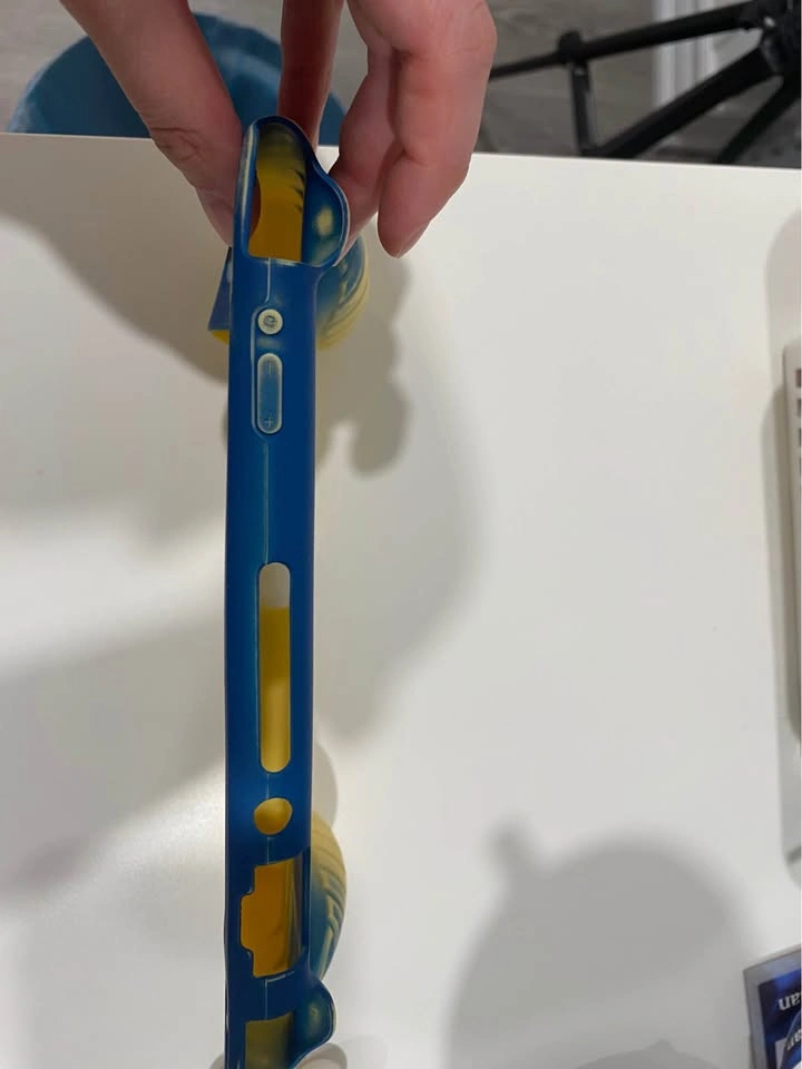Nintendo Switch Lite Silicone Case Yellow Blue Beach theme - photo 3
