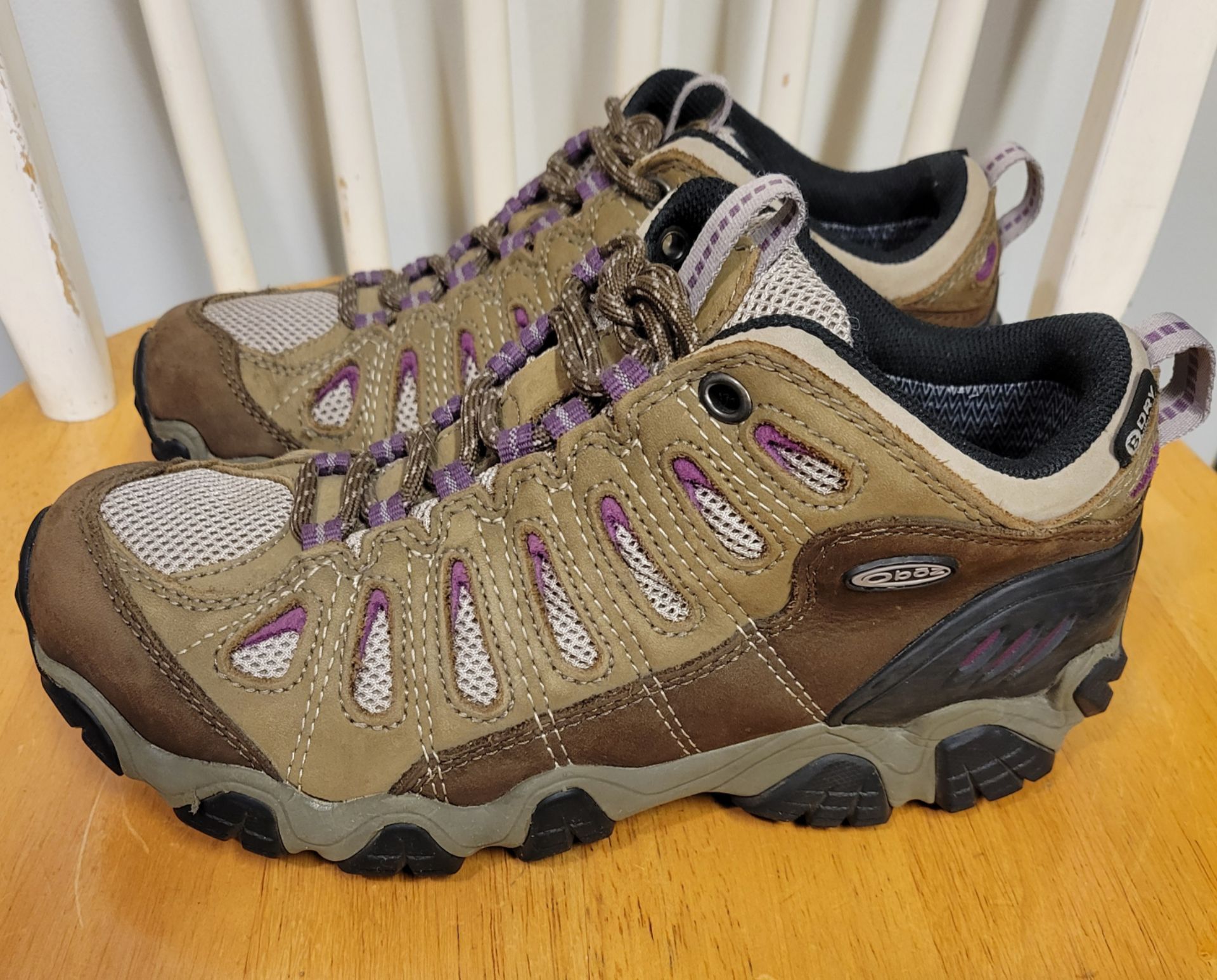 Oboz Sawtooth II Women's hiking leather brown boots Size 7.5 - photo 2