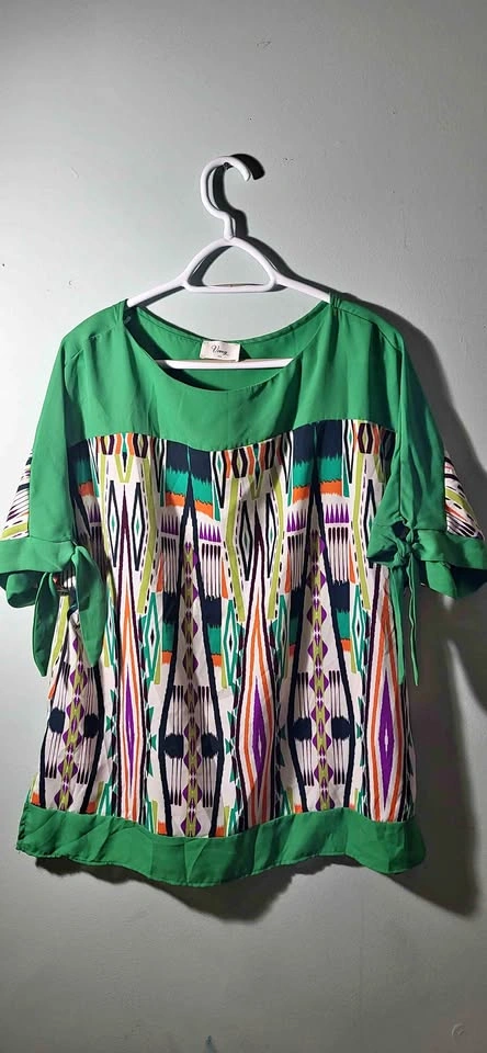 Beautiful blouse light and comfortable . Great with jeans