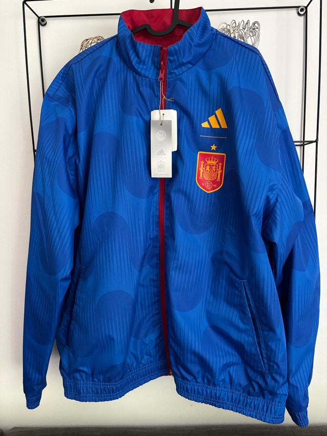 Adidas Spain 2022 World Cup Reversible Anthem Jacket - Size XL - photo 2