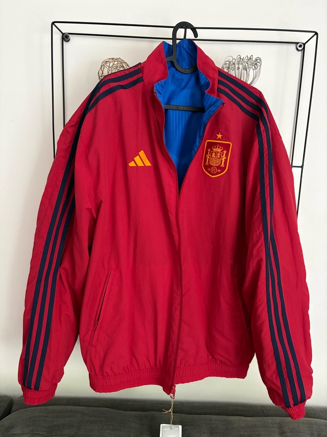 Adidas Spain 2022 World Cup Reversible Anthem Jacket - Size XL - photo 3