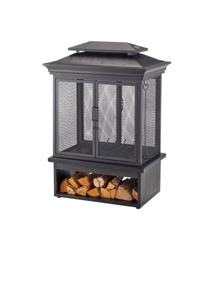 New CANVAS McKay Outdoor Wood Burning Fireplace - photo 3