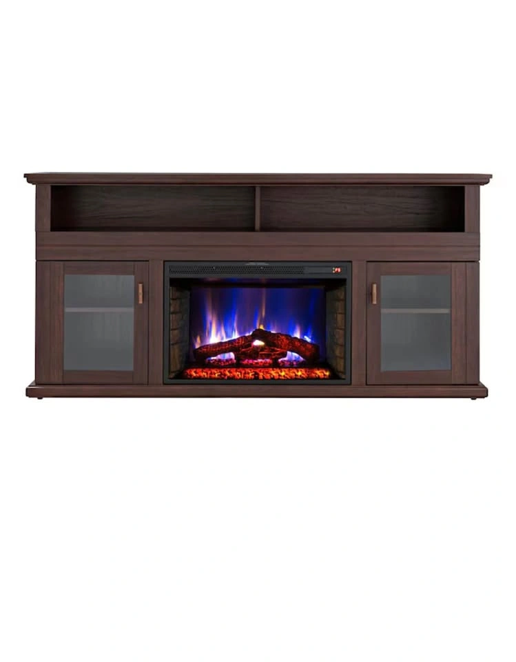 New Komodo Surrey Media Electric Fireplace TV Stand, 64.5-in