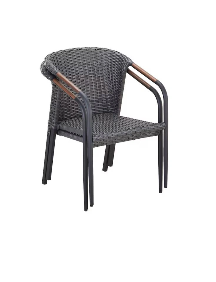 New CANVAS Jasper All-Weather Wicker Outdoor/Patio Dining Chair, - photo 2