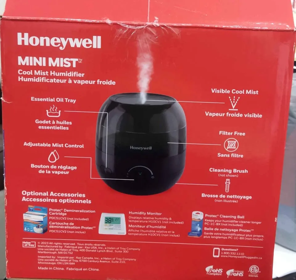 Honeywell Mini Mist Cool Mist Humidifier – Like New image indicator(2)