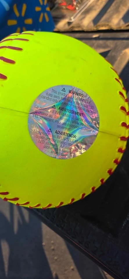 Decorative Softball LED Lantern - photo 2