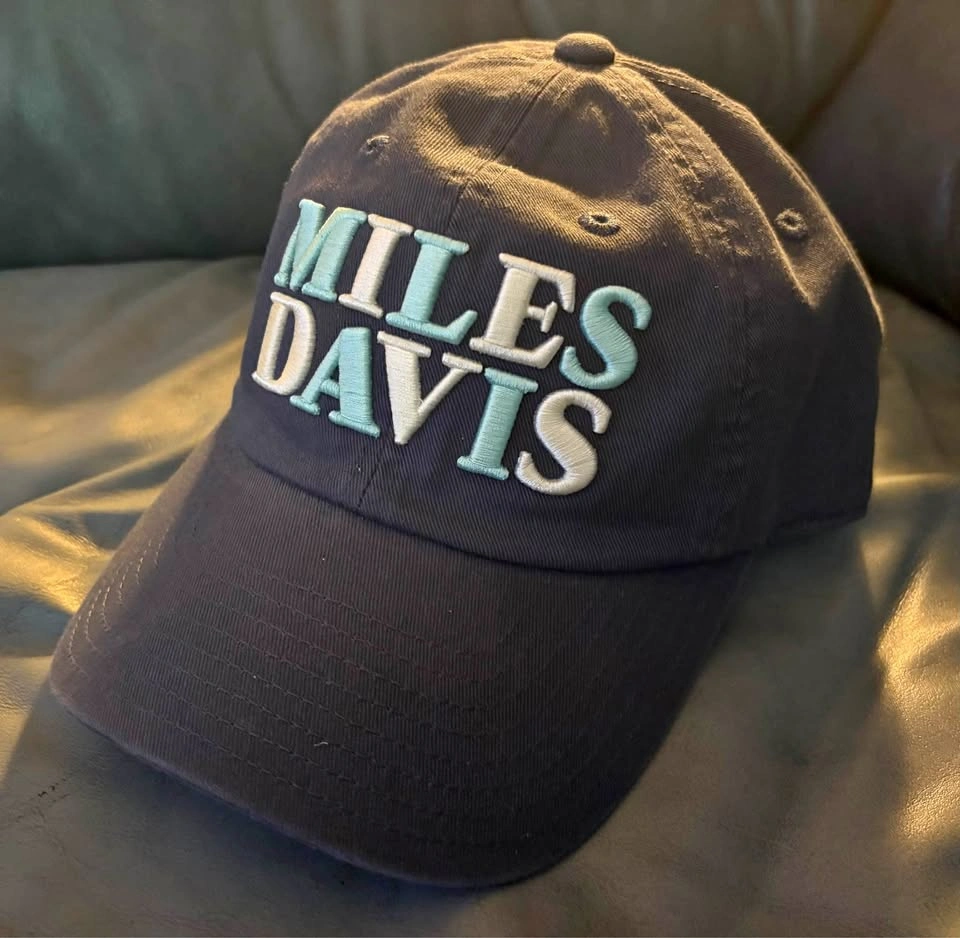 Vintage-Style Miles Davis Embroidered Dad Hat