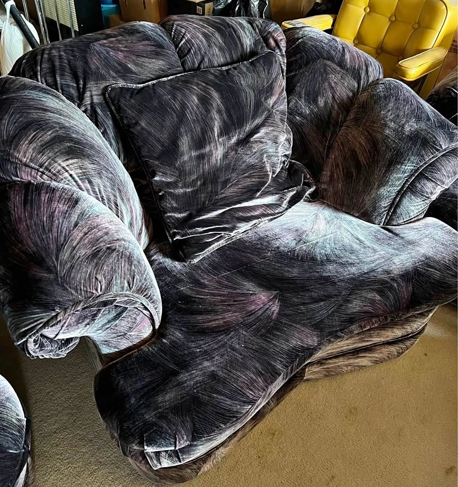 Galaxy Print Lounge Chair
