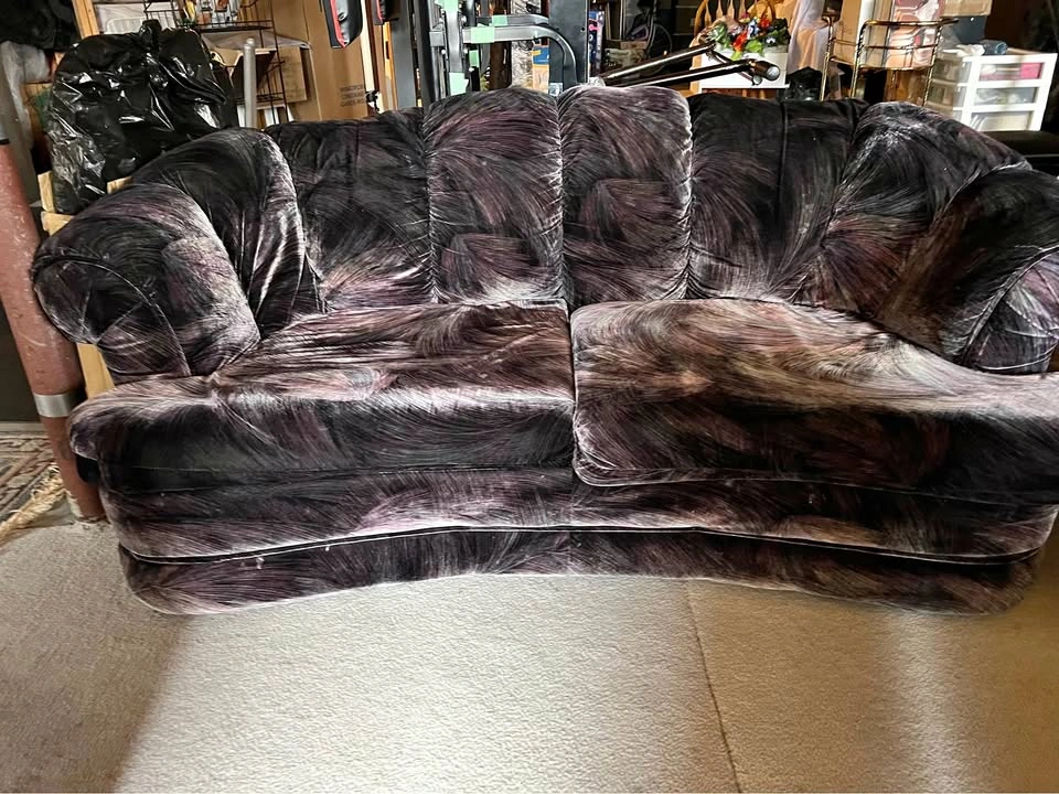 Galaxy Print Loveseat