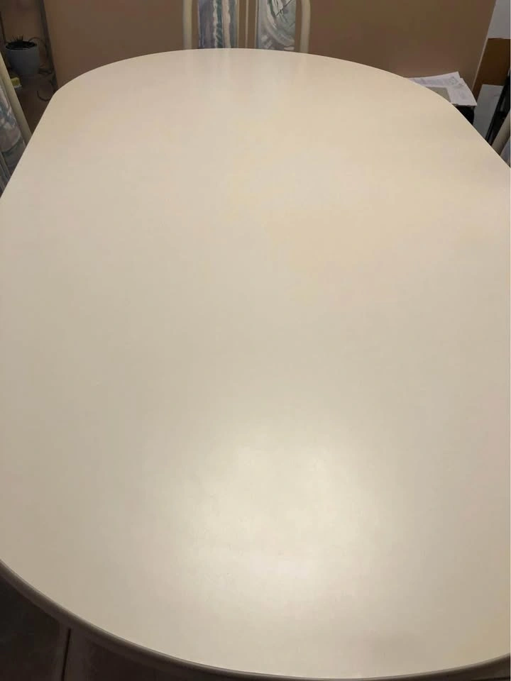 Beige Table and Chair Set - photo 3