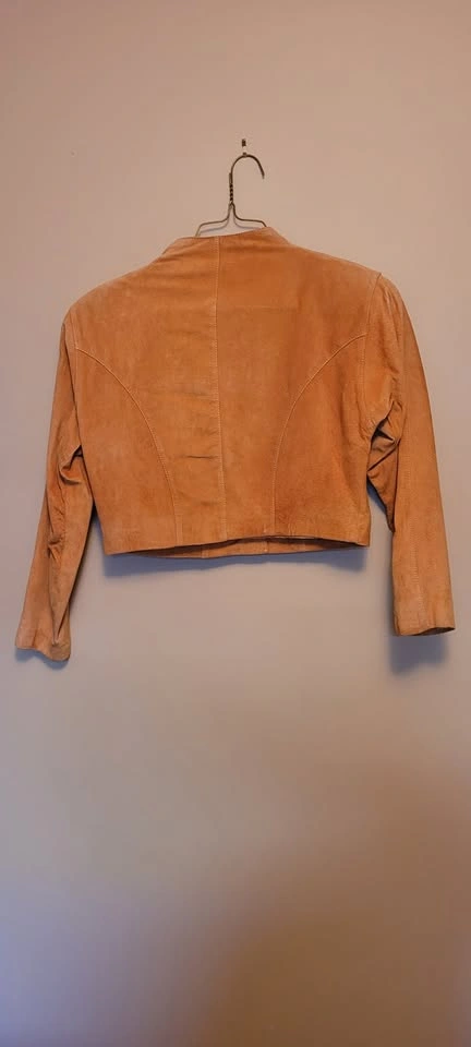 Vintage 80s Suede Jacket and Skirt Set - photo 3