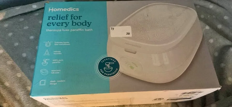 Homedics theraspa luxe paraffin bath