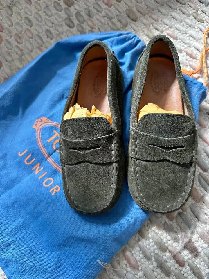Tod's Junior Suede Gommino Loafers