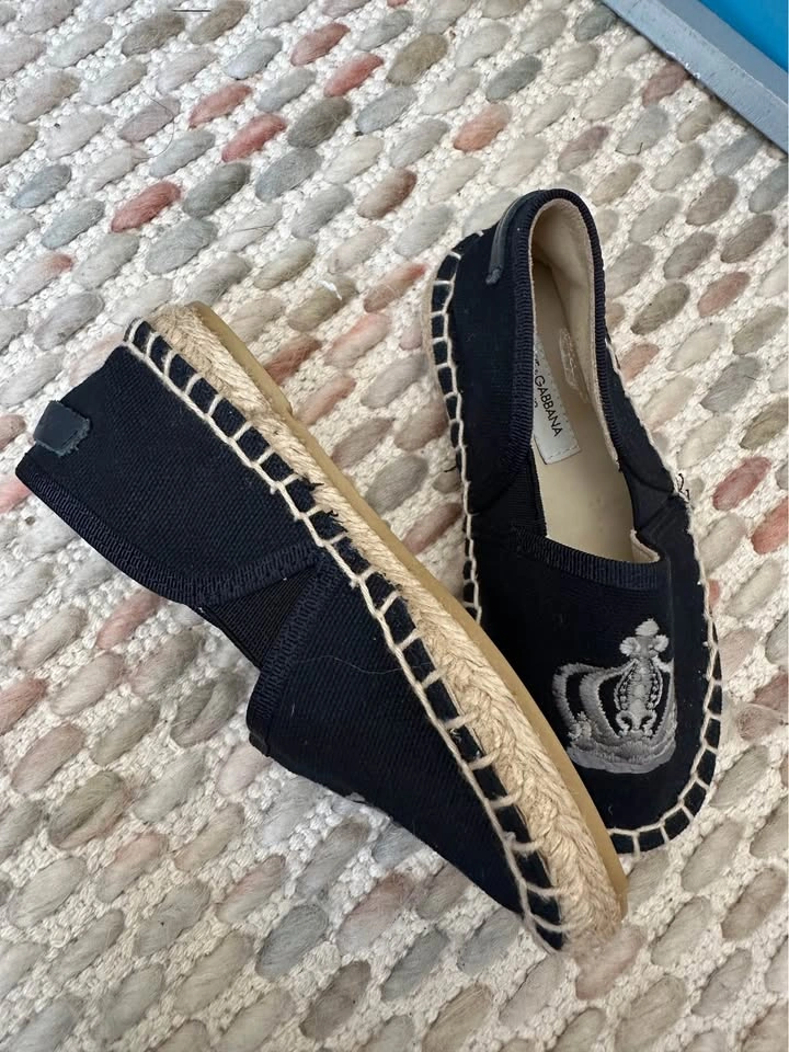 Dolce & Gabbana Bambino Crown Espadrilles Size 26 - photo 3