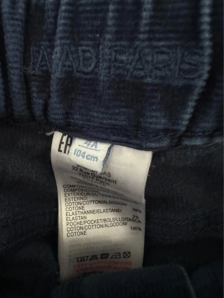 Jacadi Paris Floral Shirt and Corduroy Pants Set Size 4A - photo 5