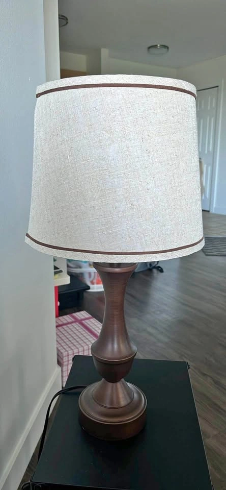 Table Lamp with Linen Shade