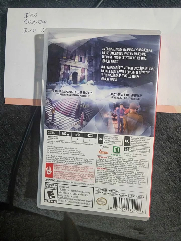 Agatha Christie: Hercule Poirot - The First Cases - Nintendo Swi - photo 2