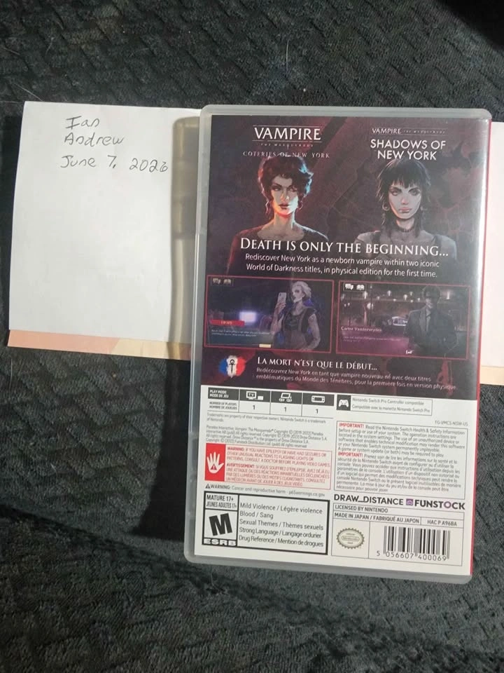 Vampire the Masquerade - The New York Bundle Switch - photo 2