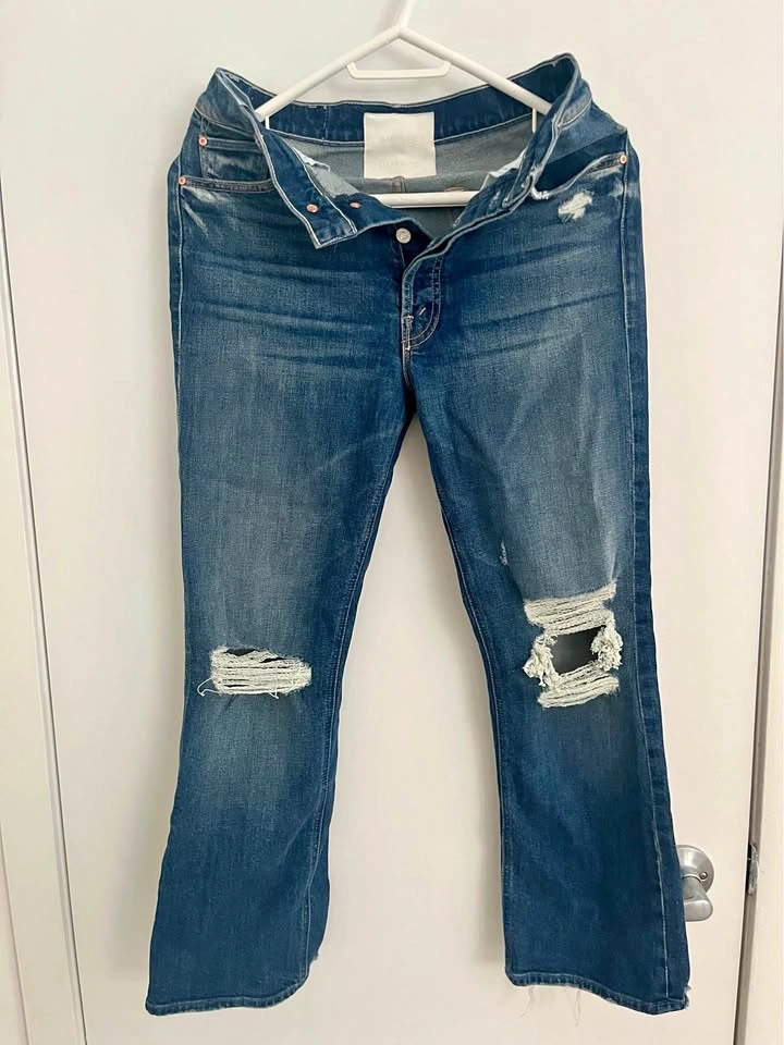 Mother Ripped Denim Jeans size 27