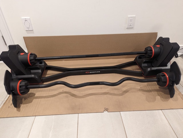 Bowflex SelectTech Barbell with Curl Bar 2080 Series