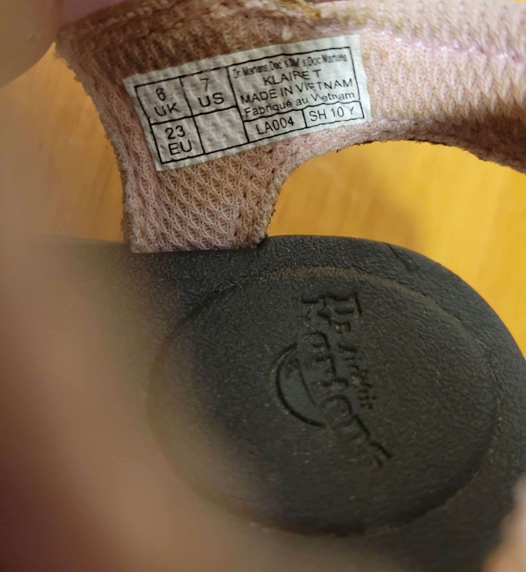 Dr. Martens Kids Toddler Klaire Leather Strap Sandals Pink Size - photo 5