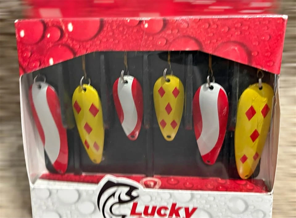 Lucky Strike Bait Works Fishing Lure Spoon Set
