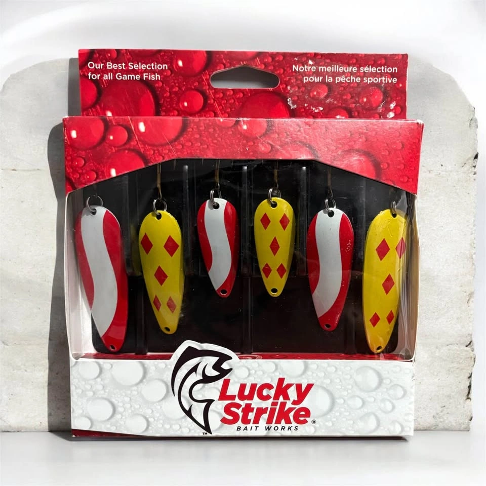 Lucky Strike Bait Works Fishing Lure Spoon Set - photo 2