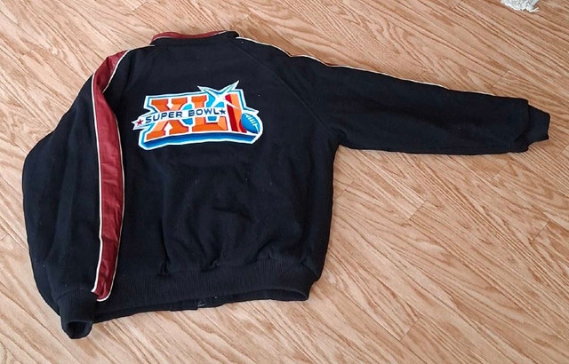 NFL Super Bowl XLI Suede Leather Jacket Extra Large