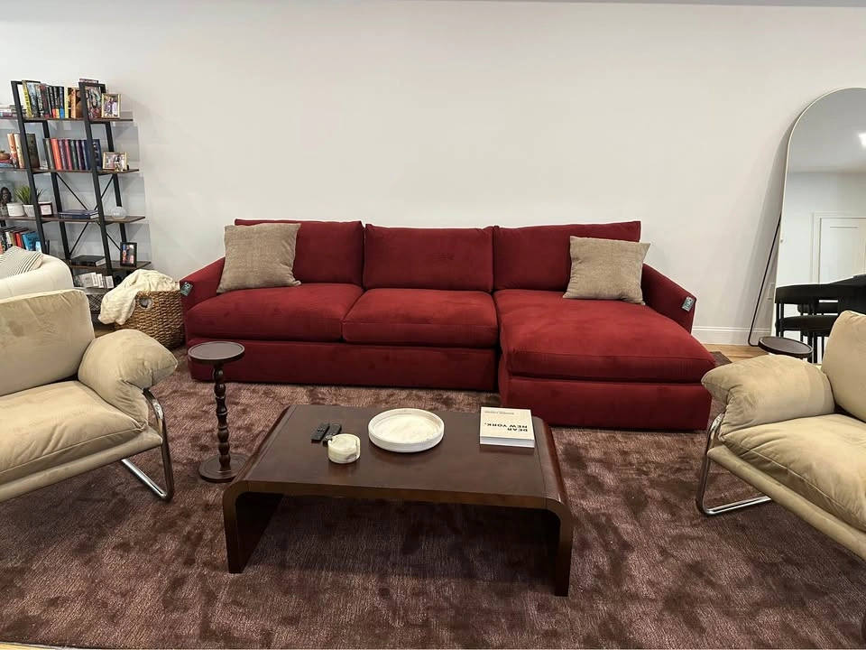 Crate & Barrel Sectional with Chaise - photo 5